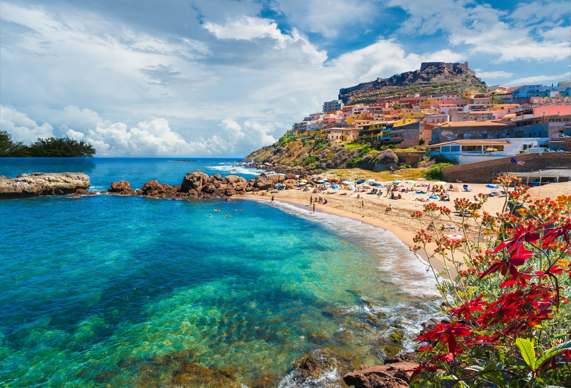 Sardegna Castelsardo da adobe