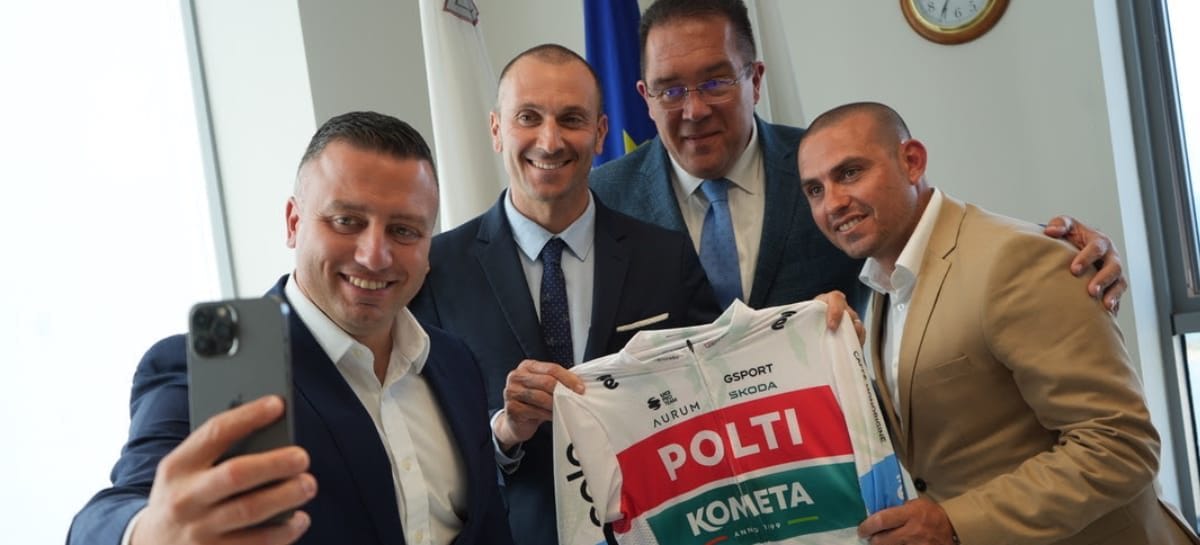 Turismo sportivo, VisitMalta ancora sponsor del team ciclistico Polti Kometa