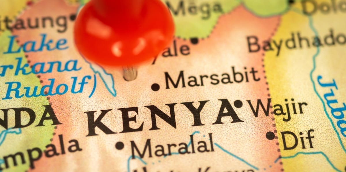 Kenya map adobe