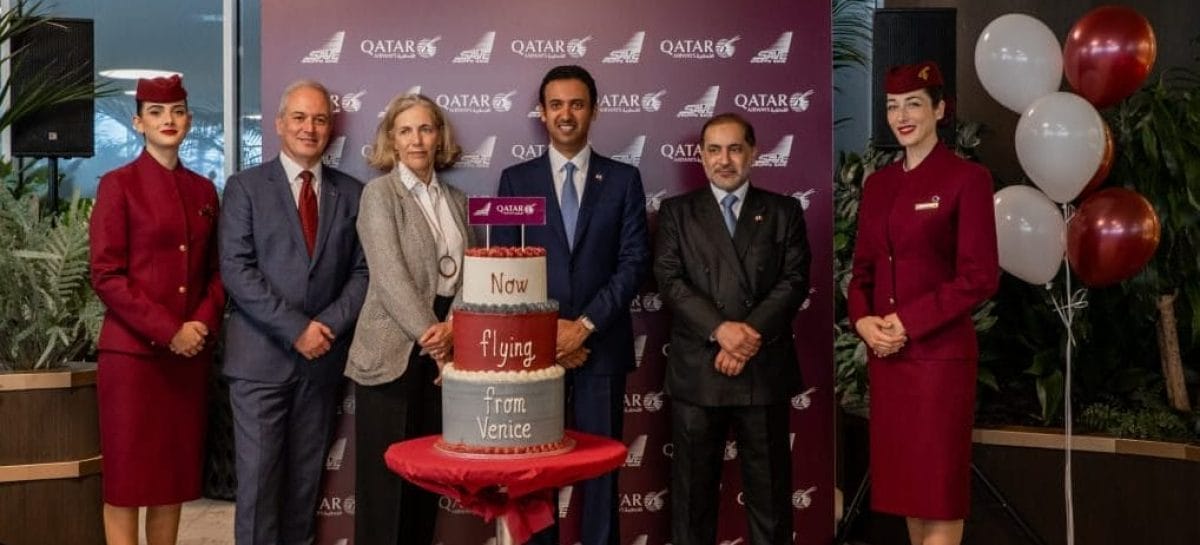 Qatar Airways riavvia i voli no stop Venezia-Doha