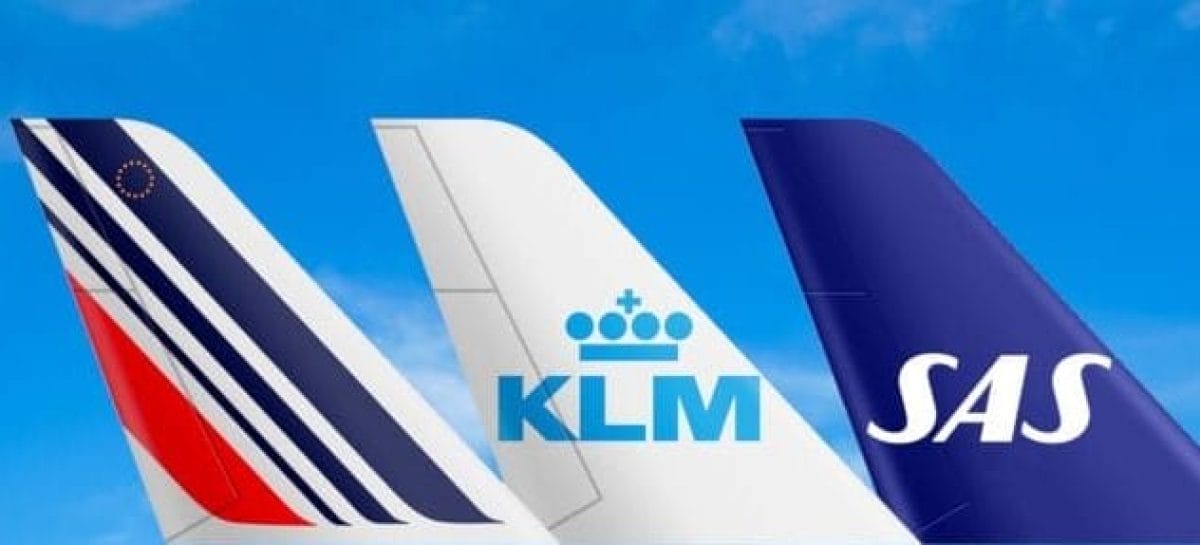 Air France-Klm, accordi di codeshare e interline con Sas