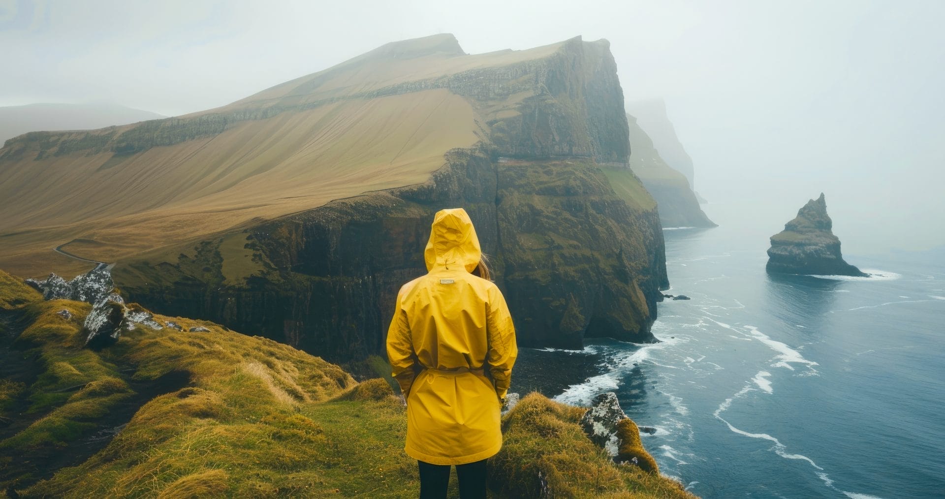 Danimarca isole Faroe pioggia adobe