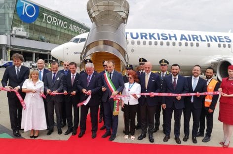 Al via Torino-Istanbul, torna l’atteso volo Turkish Airlines