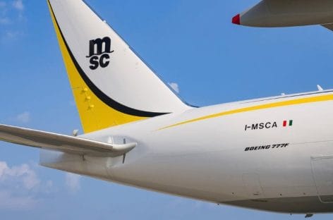 Msc Air Cargo, decolla il primo volo commerciale Milano-Hong Kong