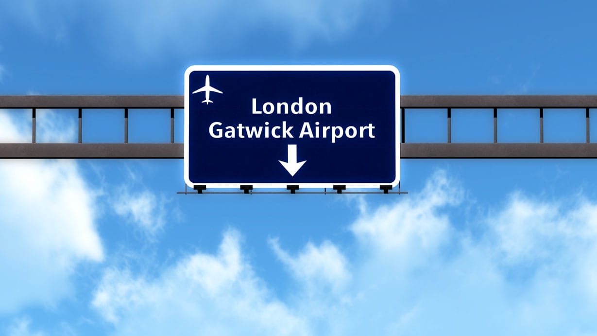 gatwick-londra da adobe aeroporto