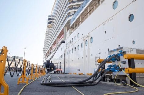 Con Msc debutta a Malta l’alimentazione elettrica a terra delle navi