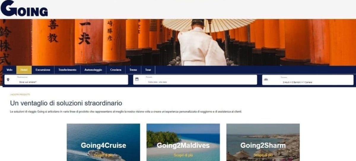 Going4You, rinnovata la piattaforma B2B del tour operator