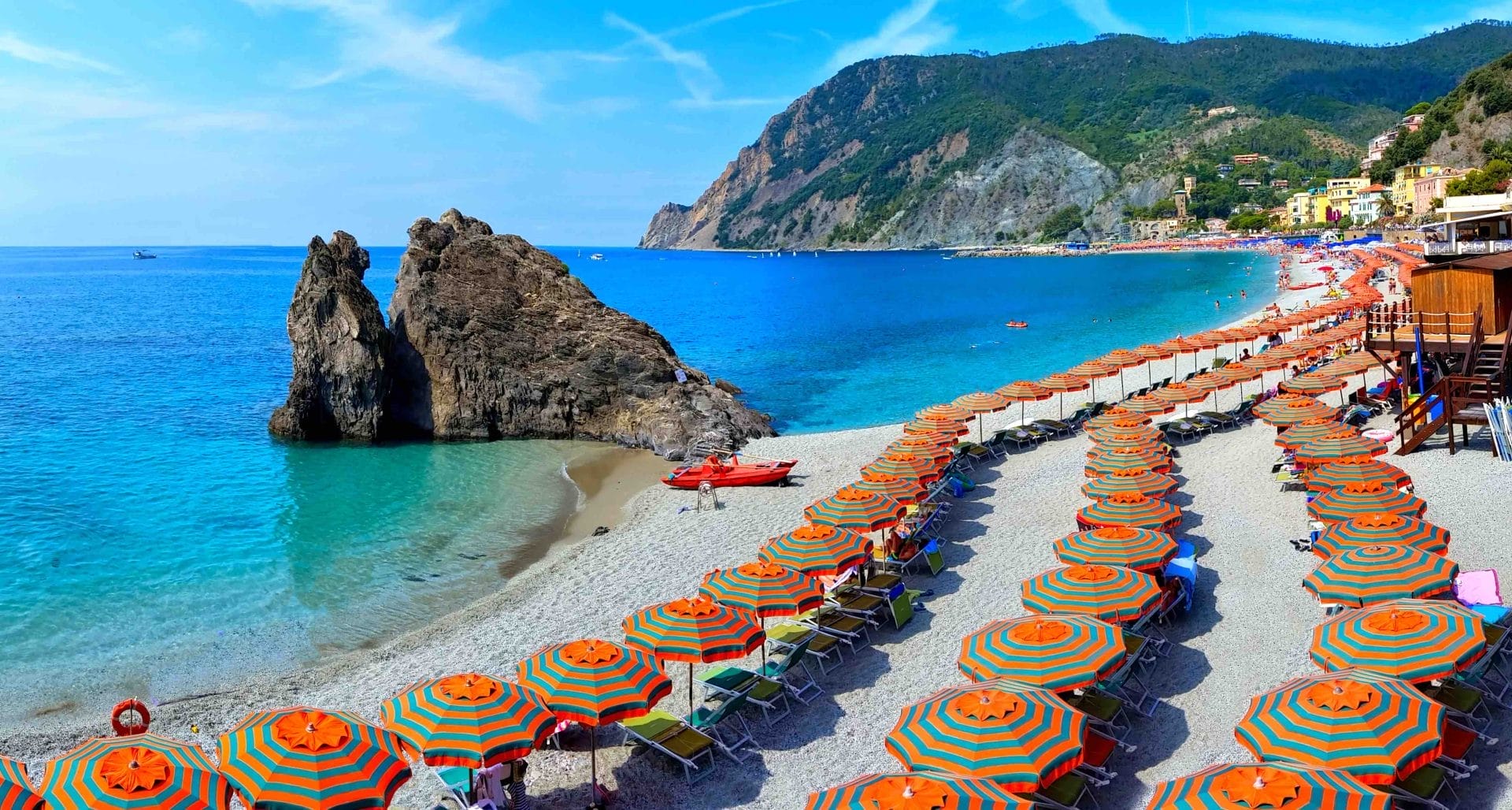 spiaggia italiana cinque terre monterosso