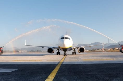 Ryanair debutta all’aeroporto Salerno Costa d’Amalfi