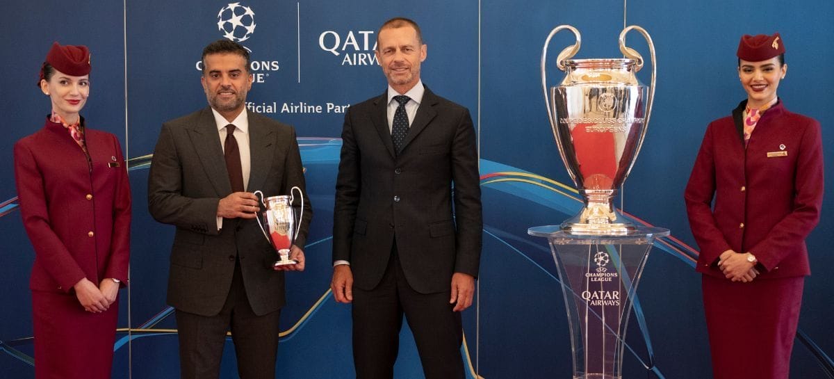 Qatar Airways sponsor della Uefa Champions League fino al 2030