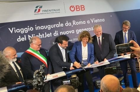 Treno Roma-Vienna: al via il servizio Nightjet