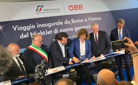 Treno Roma-Vienna: al via il servizio Nightjet