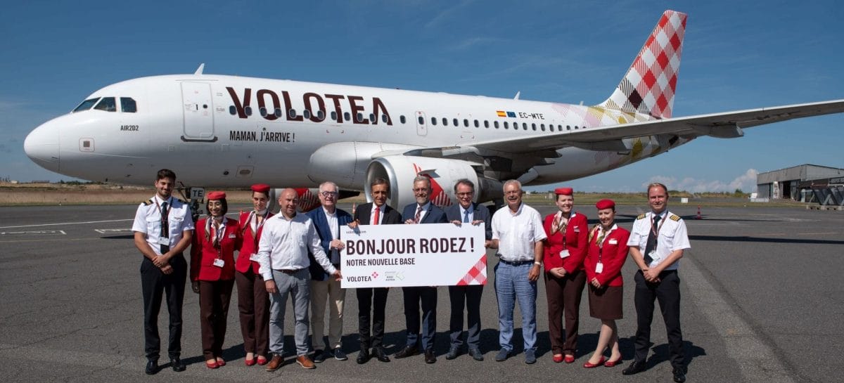 Volotea inaugura la base di Rodez in Francia