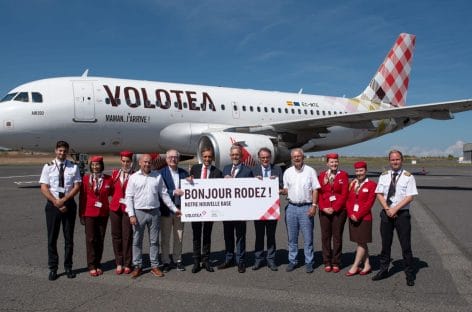 Volotea inaugura la base di Rodez in Francia