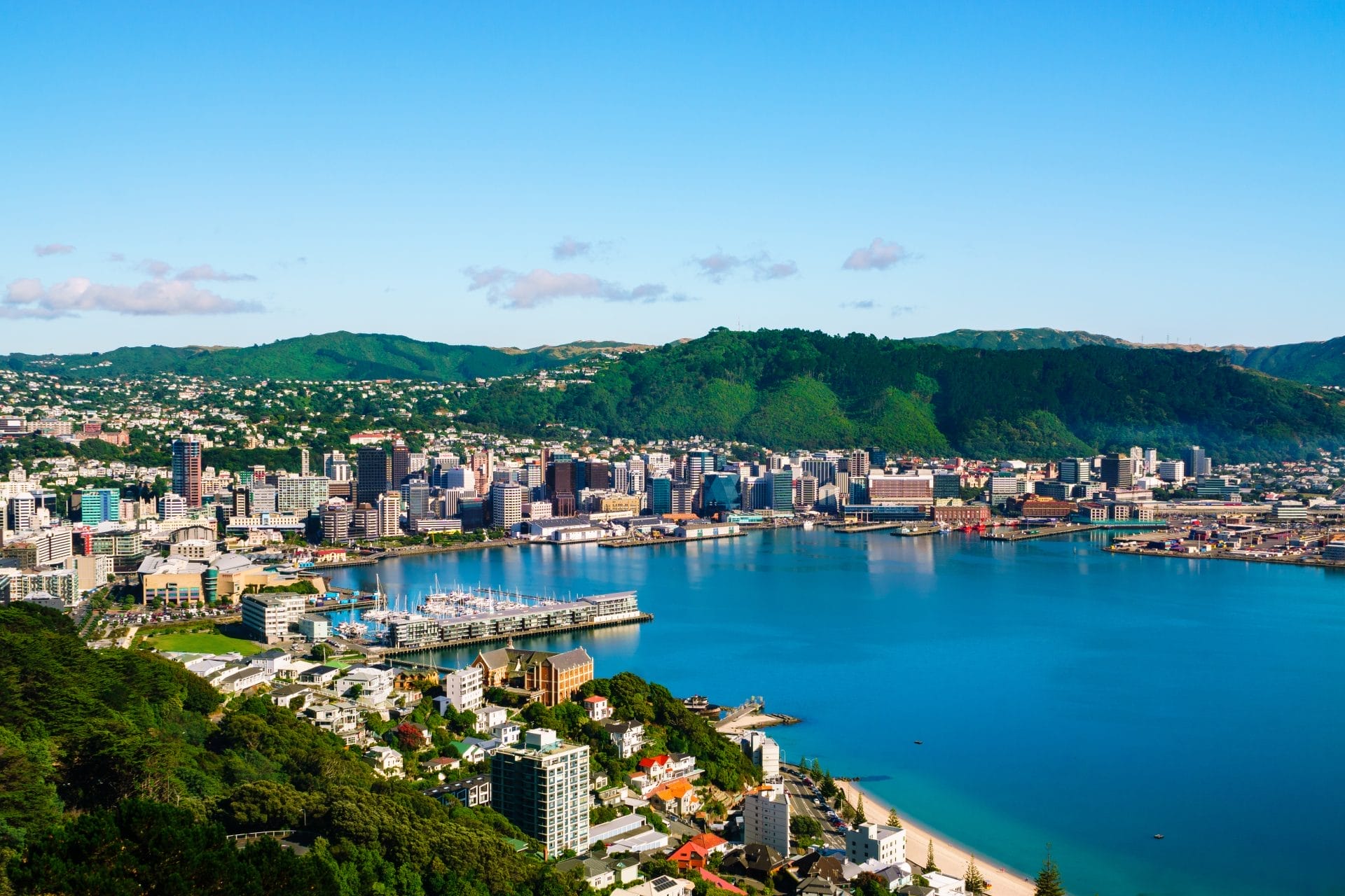 Wellington, Nuova Zelanda, da adobe