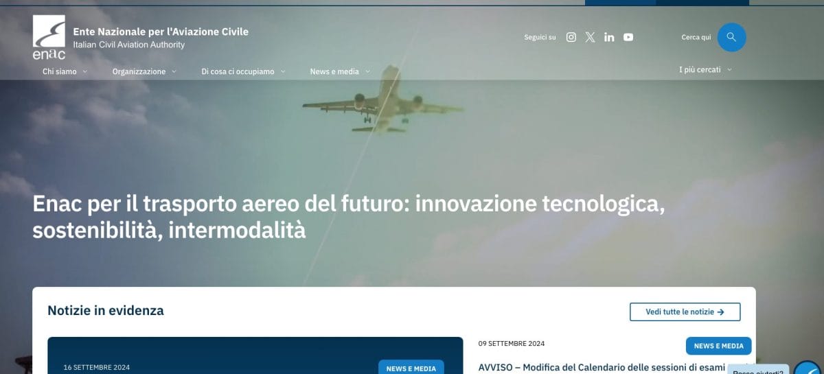 Enac rinnova il sito web con l’intelligenza artificiale