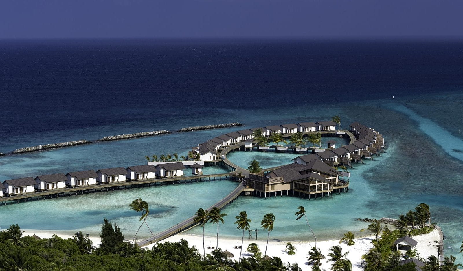 ATMOSPHERE KANIFUSHI MALDIVES - WATER VILLA AERIAL uff st