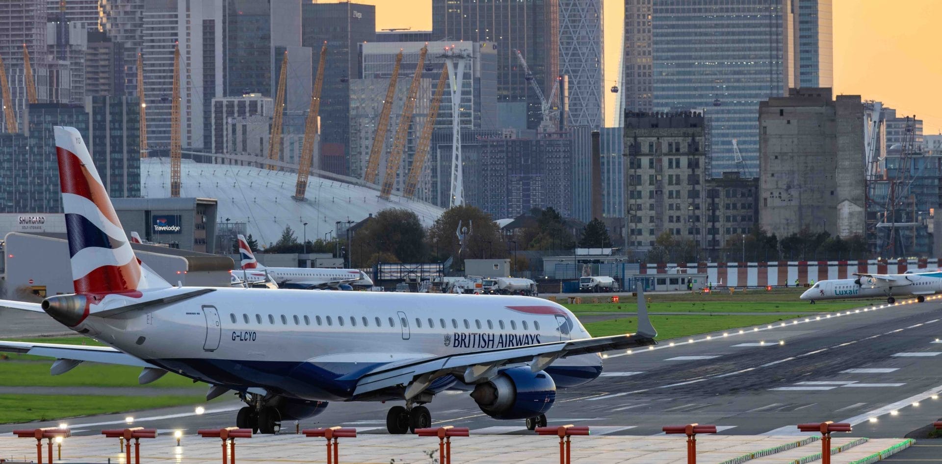 british airways london city airport adobe