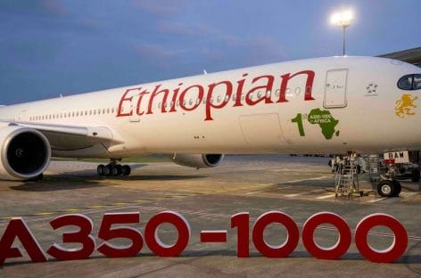 Ethiopian prende in consegna il primo Airbus 350-1000 dell’Africa