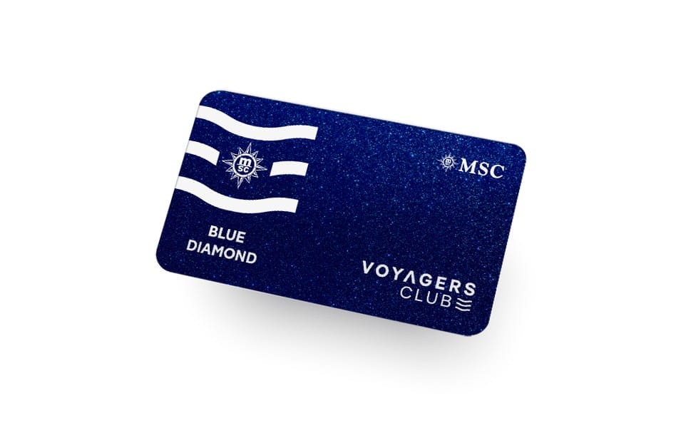 Blue Diamond Membership Card Msc uff st