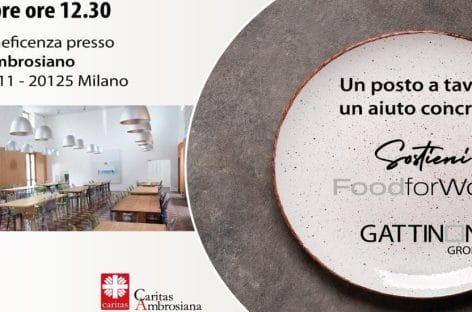 Nasce FoodforWorld by Gattinoni: primo pranzo di beneficenza firmato Cracco