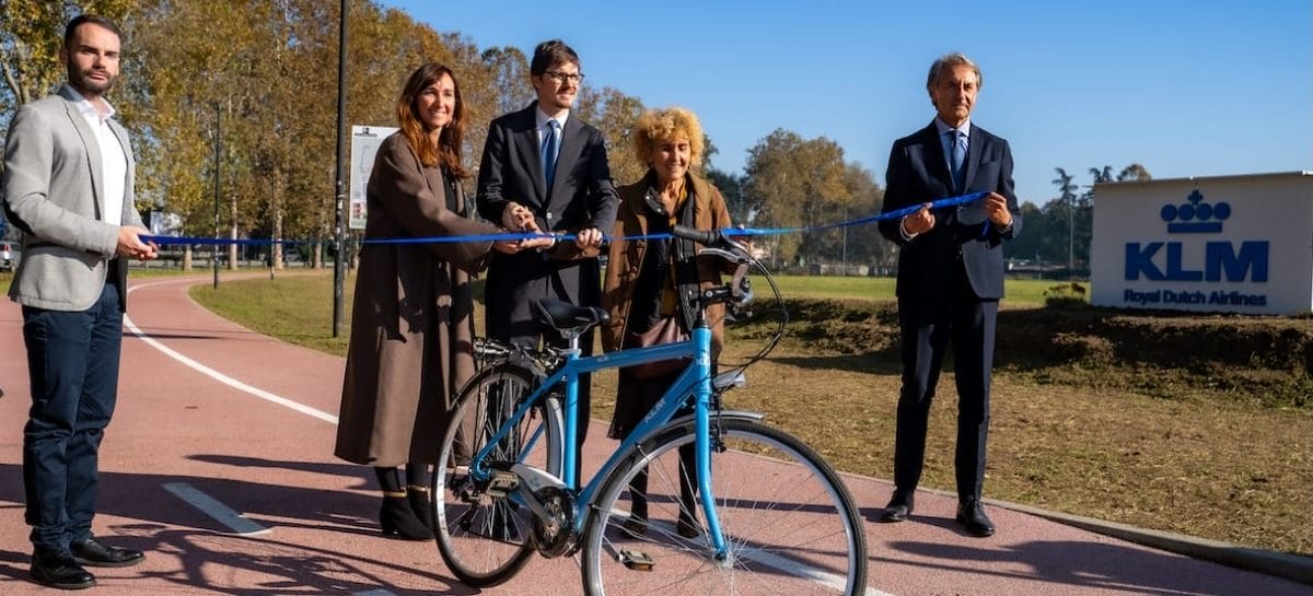 Klm, a Milano pronto il primo tratto del progetto green “Adotta una ciclabile”