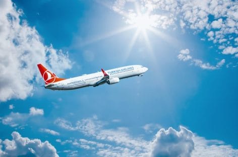 Turkish Airlines, passeggeri in crescita dall’Italia