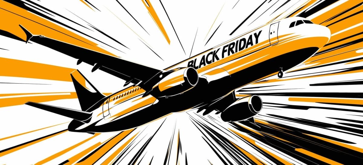 Black Friday dei voli, Jetcost: -15% sui prezzi dei biglietti