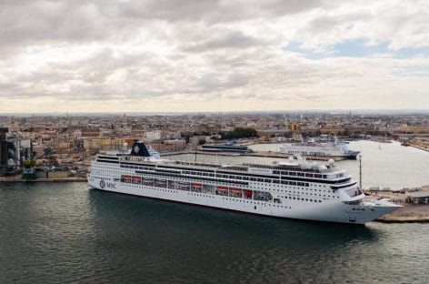 Msc Crociere, la destagionalizzazione salpa da Bari