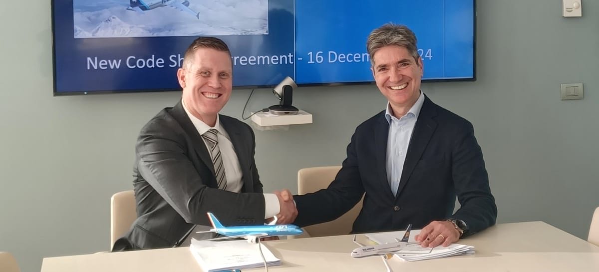 Ita Airways, accordo di codeshare con Icelandair