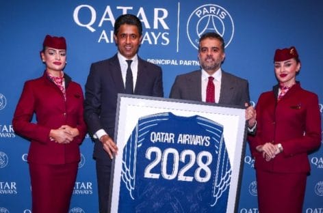 Calcio, Qatar Airways partner del Paris Saint-Germain fino al 2028