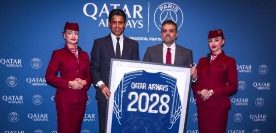 Calcio, Qatar Airways partner del Paris Saint-Germain fino al 2028