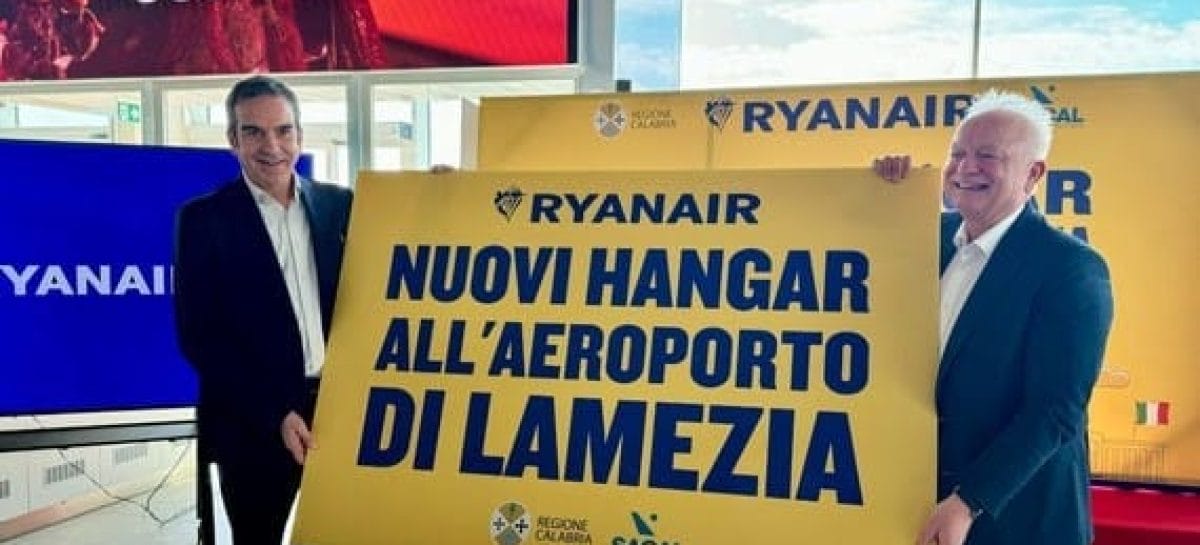 Ryanair dirotta gli investimenti al sud sulla Calabria