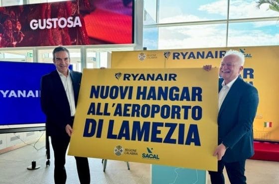 Ryanair dirotta gli investimenti al sud sulla Calabria