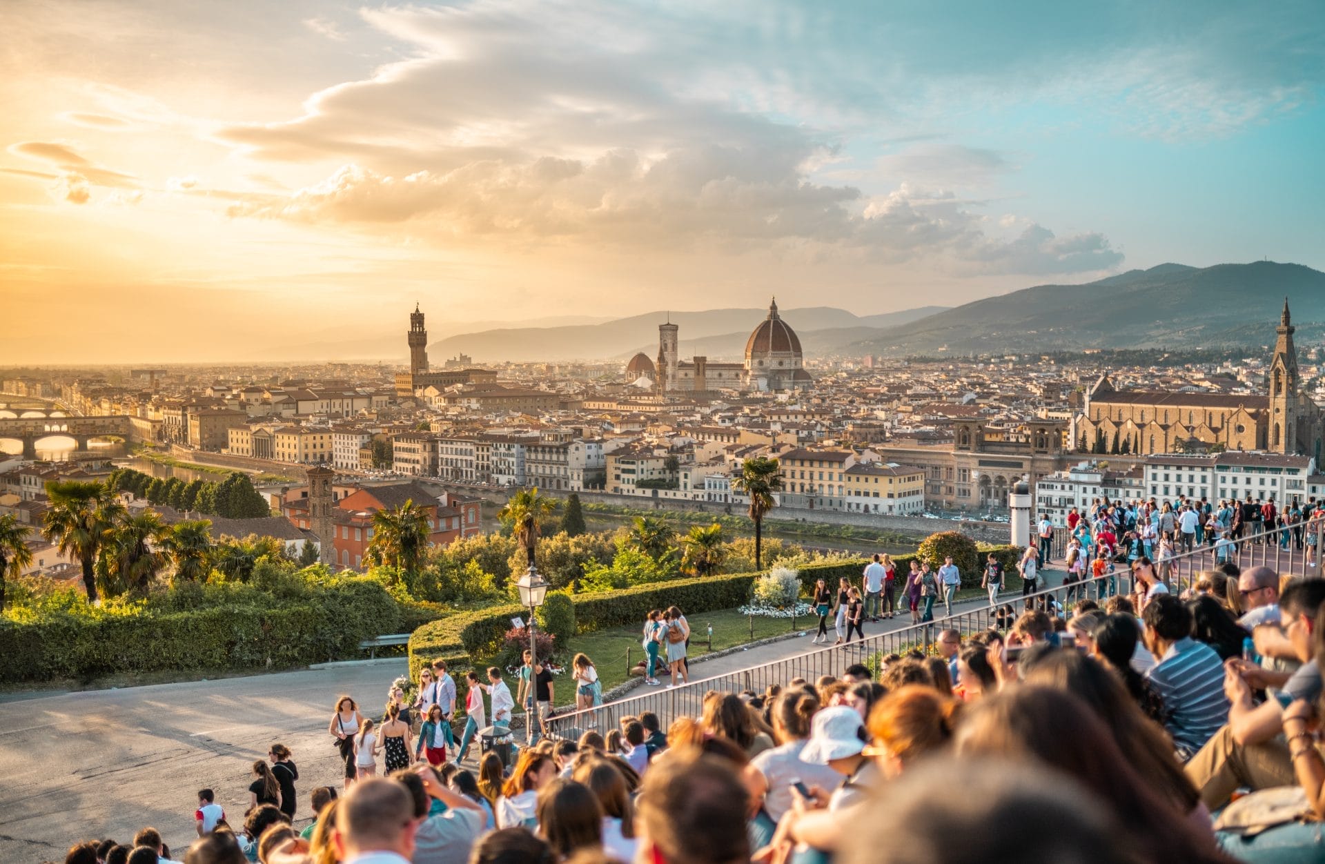 Turisti Firenze da adobe