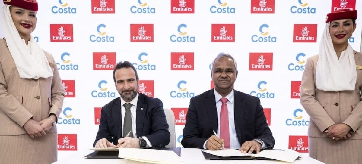 Costa-Emirates alleati fino al 2027: l’hub a Dubai