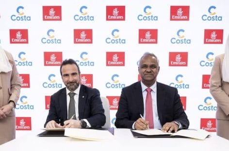 Costa-Emirates alleati fino al 2027: l’hub a Dubai