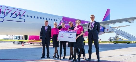 Wizz Air inaugura la rotta Genova-Varsavia